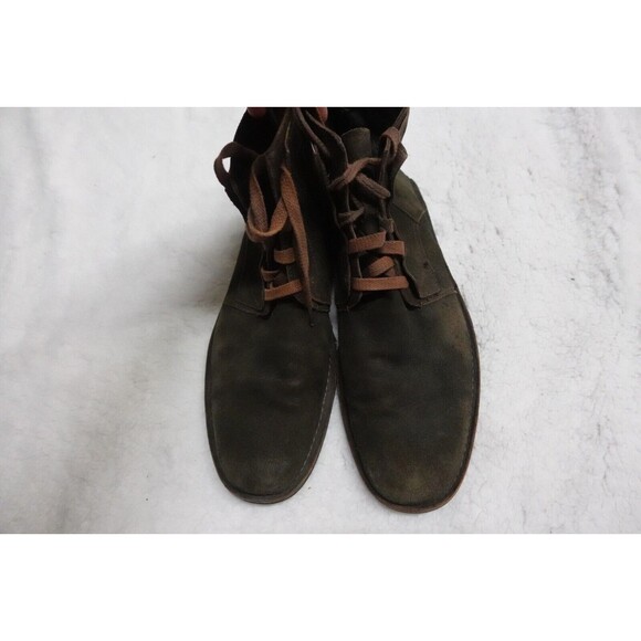 JOHN VARVATOS U.S.A. Brown Corduroy CHUKKA DESERT BOOTS Men's Sz 11.5M EUC - Picture 4 of 11